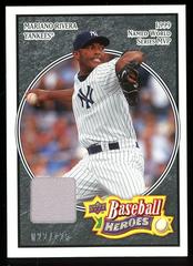 Mariano Rivera [Jersey Charcoal] Baseball Cards 2008 Upper Deck Baseball Heroes Prices