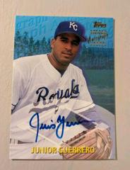 Junior Guerrero [Certified Autograph] #TTA62 Baseball Cards 2000 Topps Traded Prices