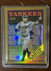 Aaron Judge [Gold] #88BC-1 Baseball Cards 2023 Topps Chrome 1988 Prices