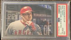 Mike Trout [Hand on Chin Black Foil] #48 Baseball Cards 2018 Stadium Club Prices