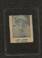 Larry Jansen [Hand Cut] Baseball Cards 1948 R346 Blue Tint Prices