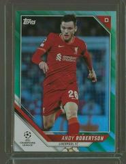 Andy Robertson [Green] #120 Soccer Cards 2021 Topps UEFA Champions League Prices