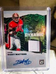 Ricky Watters Football Cards 2021 Panini Donruss Optic Dynamic Patch Autographs Prices