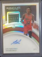 Ayo Dosunmu [Patch Autograph Tag] Basketball Cards 2021 Panini Immaculate Collection Prices