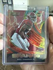 Will Anderson Jr. [Tie Dye] #SPR-WA Football Cards 2023 Panini Select Draft Picks Sparks Prices