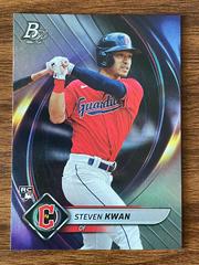 Steven Kwan #66 Baseball Cards 2022 Bowman Platinum Prices