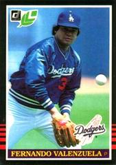Fernando Valenzuela #184 Baseball Cards 1985 Leaf Prices