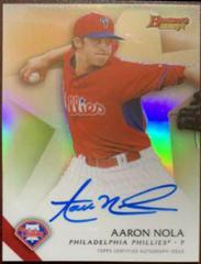 Aaron Nola Baseball Cards 2015 Bowman's Best of Autographs Prices