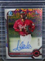 Allan Cerda [Speckle Refractor] #CPA-AC Baseball Cards 2022 Bowman Chrome Prospect Autographs Prices