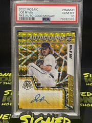 Joe Ryan [Gold] #RAM-JR Baseball Cards 2022 Panini Mosaic Rookie Autographs Prices