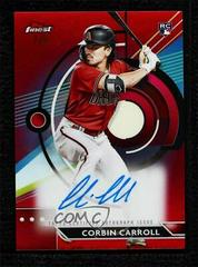 Corbin Carroll [Red] #FA-CC Baseball Cards 2023 Topps Finest Autographs Prices