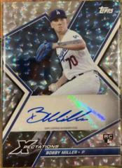 Bobby Miller [Crackle] Baseball Cards 2023 Topps Xpectations Autographs Prices