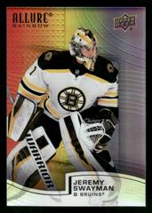 Jeremy Swayman [Double] Hockey Cards 2021 Upper Deck Allure Rainbow Prices
