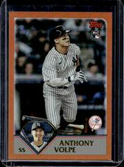 Anthony Volpe [Orange Hot] #286 Baseball Cards 2023 Topps Archives Prices