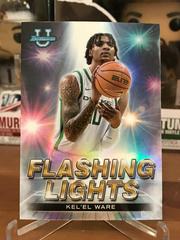 Kel'el Ware #FL-15 Basketball Cards 2022 Bowman University Best Flashing Lights Prices