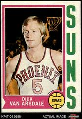 Dick Van Arsdale Basketball Cards 1974 Topps Prices