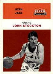 John Stockton Basketball Cards 2001 Fleer Platinum Prices