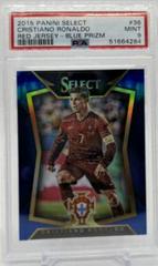 Cristiano Ronaldo [Red Jersey Blue Prizm] Soccer Cards 2015 Panini Select Prices