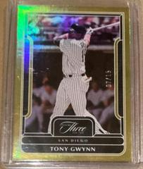 Tony Gwynn [Holo Gold] #10 Baseball Cards 2023 Panini Three and Two Prices