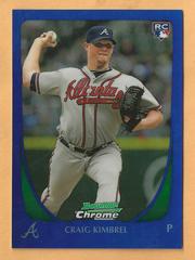 Craig Kimbrel [Blue Refractor] Baseball Cards 2011 Bowman Chrome Draft Prices