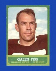 Galen Fiss #21 Football Cards 1963 Topps Prices