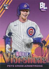 Pete Crow-Armstrong #GV-24 Baseball Cards 2024 Topps Big League Baseball Good Vibrations Prices
