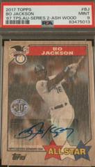 Bo Jackson [Ash Wood] #1987A-BJ Baseball Cards 2017 Topps 1987 Autographs Prices