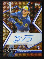 Brice Turang [Circuit Citrus] Baseball Cards 2023 Topps Xpectations Autographs Prices