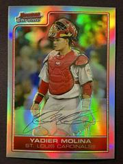 Yadier Molina [Refractor] #153 Baseball Cards 2006 Bowman Chrome Prices