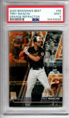 Trey Mancini [Orange Refractor] #58 Baseball Cards 2020 Bowman's Best Prices
