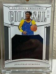 Jonathan Kuminga [Colossal Materials] Basketball Cards 2021 Panini National Treasures Collegiate Prices