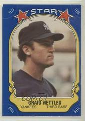 Graig Nettles #72 Baseball Cards 1981 Fleer Star Stickers Prices