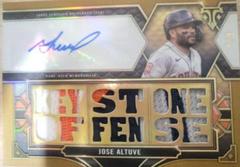 Jose Altuve [Gold] Baseball Cards 2022 Topps Triple Threads Autograph Relic Prices