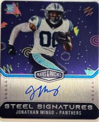 Jonathan Mingo [Arcade Mode] #RSSJMI Football Cards 2023 Panini Plates and Patches Rookie Steel Signatures Prices