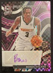 Bones Hyland [Pink] Basketball Cards 2021 Panini Spectra Aspiring Autographs Prices