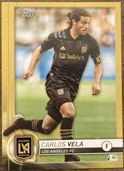 Carlos Vela [Gold] #1 Soccer Cards 2020 Topps MLS Prices