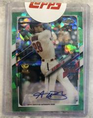 Alec Bohm [Green] Baseball Cards 2021 Topps Chrome Sapphire Rookie Autographs Prices