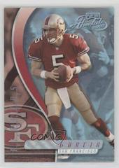 Jeff Garcia [Players Honors] Football Cards 2000 Playoff Absolute Prices