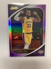 LeBron James [Purple] Basketball Cards 2020 Panini Absolute Memorabilia Prices