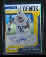 Dwight Freeney [Gold Prizm] #FLS-DF Football Cards 2021 Panini Prizm Franchise Legends Signatures Prices