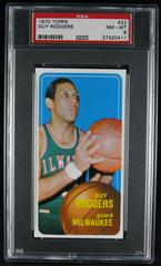 Guy Rodgers Autographed 1970-71 Topps Basketball Card #22 (Died 2001)