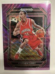 Stephen Curry [Purple Wave] Basketball Cards 2023 Panini Prizm Draft Picks Prices