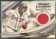 Ronald Acuna Jr. #MLM-RAJ Baseball Cards 2023 Topps Series 1 Major League Material Relics Prices