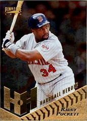 Kirby Puckett [Foil] #268 Baseball Cards 1996 Pinnacle Prices