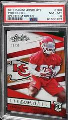 Tyreek Hill [Spectrum Green] #160 Football Cards 2016 Panini Absolute Prices