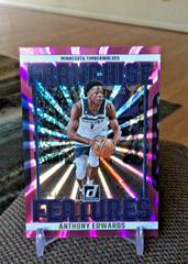 Anthony Edwards [Pink] #17 Basketball Cards 2023 Panini Donruss Franchise Features Prices