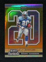 Barry Sanders [Gold] #BTN-2 Football Cards 2020 Panini Playoff Behind the Numbers Prices