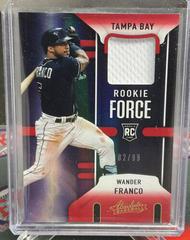 Wander Franco [Spectrum Red] Baseball Cards 2022 Panini Absolute Rookie Force Prices