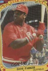 Dave Parker #84 Baseball Cards 1986 Fleer Star Stickers Prices