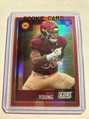 Chase Young [Red Zone] Football Cards 2020 Panini Score Prices